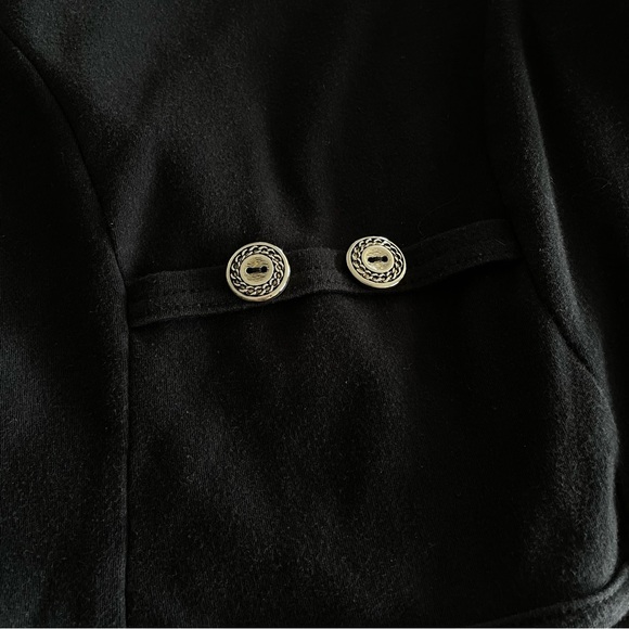 Cropped Jacket With Buttons Sz S - Picture 7 of 8